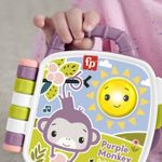 Jucarii, Copii si Bebe - Jucarii si jocuri - Jucarii bebelusi - Jucarii interactive bebelusi - Fisher Price Carte Muzicala Maimutica Mov - Infinity.ro