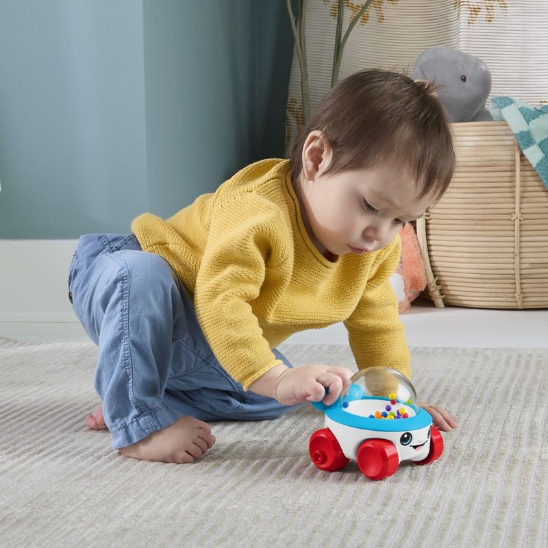 Jucarii, Copii si Bebe - Jucarii si jocuri - Jucarii bebelusi - Jucarii interactive bebelusi - Fisher Price Jucarie de Impins Vehicul Popcorn cu Bile - Infinity.ro