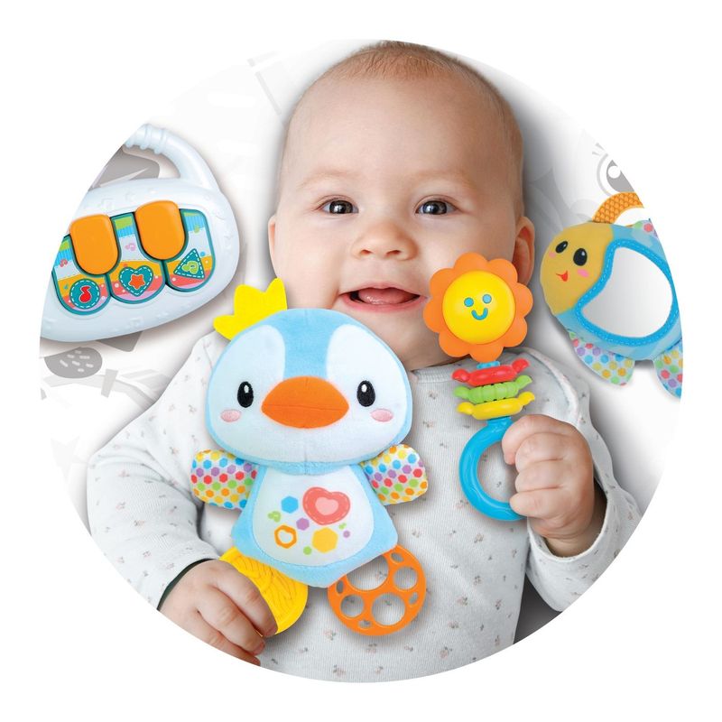 Jucarii, Copii si Bebe - Jucarii si jocuri - Jucarii & jocuri educative - Jucarii interactive - Winfun Set Jucarii Interactive Cadou pentru Nou Nascuti - Infinity.ro