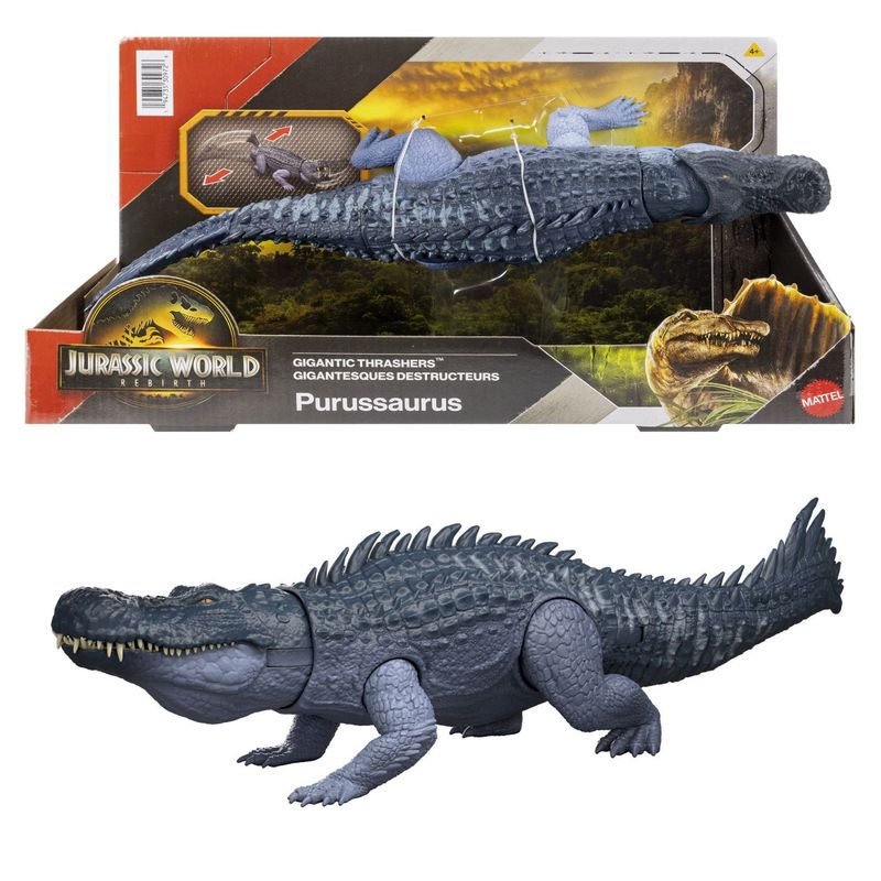 Jucarii, Copii si Bebe - Jucarii si jocuri - Jucarii & jocuri educative - Jucarii interactive - Jurassic World Renasterea Dinozaur Gigantic Purussaurus Interactiv - Infinity.ro