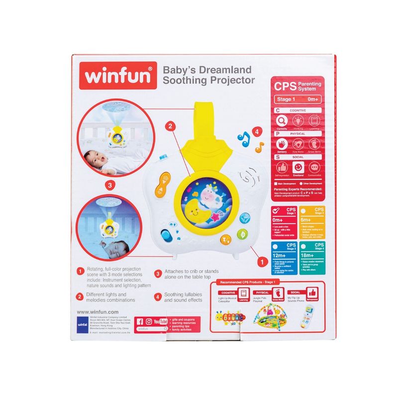 Casa si Gradina - Corpuri si surse de iluminat - Veioze si lampi - Lampi de veghe copii - Winfun Proiector cu Lumini si Sunete - Infinity.ro