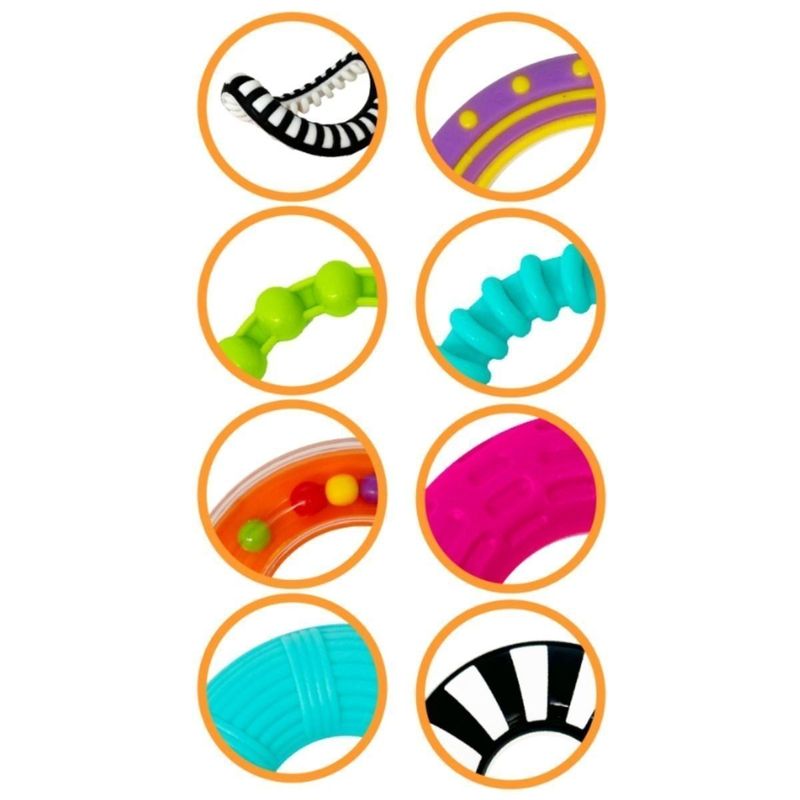 Jucarii, Copii si Bebe - Jucarii si jocuri - Jucarii bebelusi - Jucarii interactive bebelusi - Winfun Stivuitor cu Inele Senzorial - Infinity.ro