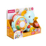 Jucarii, Copii si Bebe - Jucarii si jocuri - Jucarii bebelusi - Jucarii interactive bebelusi - Winfun Jucarie de Tras Elefant cu Sunete si Lumini - Infinity.ro