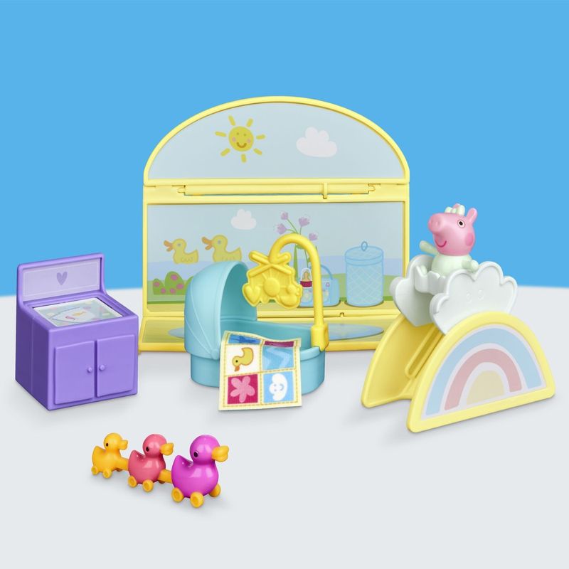 Jucarii, Copii si Bebe - Jucarii si jocuri - Figurine - Peppa Pig Set de Joaca Camera lui Evie cu Figurine si Accesorii - Infinity.ro