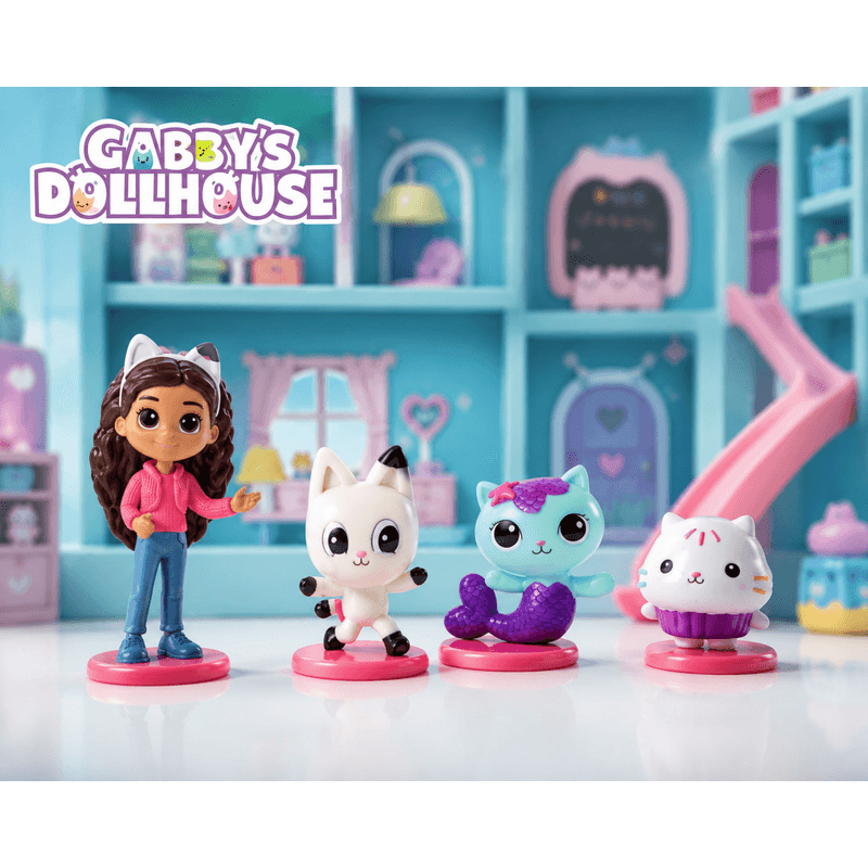Jucarii, Copii si Bebe - Jucarii si jocuri - Figurine - Gabbys Dollhouse Set Gabby si Prietenii 4 Figurine - Infinity.ro