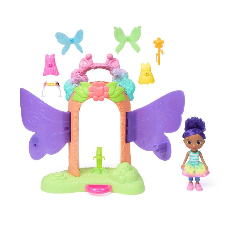 Jucarii, Copii si Bebe - Jucarii si jocuri - Figurine - Gabbys Dollhouse Fairylandia Set de Joaca Revelatia Magica cu Figurine si Accesorii - Infinity.ro
