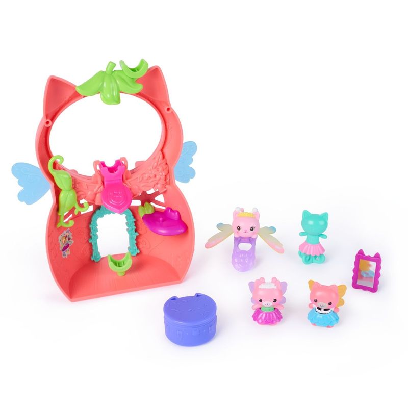 Jucarii, Copii si Bebe - Jucarii si jocuri - Figurine - Gabbys Dollhouse Fairylandia Set de Joaca Zana Pisicutei cu Figurine si Accesorii - Infinity.ro