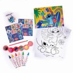 Jucarii, Copii si Bebe - Jucarii si jocuri - Jucarii & jocuri educative - Seturi pictura si desen - Happi Hobbi Set pentru Pictura in Geanta Transparenta Stitch - Infinity.ro
