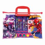 Jucarii, Copii si Bebe - Jucarii si jocuri - Jucarii & jocuri educative - Seturi pictura si desen - Set de Pictura Geanta Transparenta Spider Man Evergreen - Infinity.ro