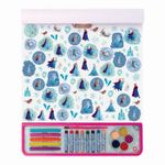 Jucarii, Copii si Bebe - Jucarii si jocuri - Jucarii & jocuri educative - Seturi pictura si desen - Happi Hobbi Set pentru Pictura 5IN1 Gigablock Frozen Aventura Inghetata - Infinity.ro