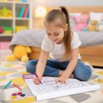 Jucarii, Copii si Bebe - Jucarii si jocuri - Jucarii & jocuri educative - Seturi pictura si desen - Happi Hobbi Set pentru Pictura 5IN1 Gigablock Frozen Aventura Inghetata - Infinity.ro