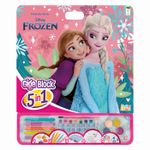 Jucarii, Copii si Bebe - Jucarii si jocuri - Jucarii & jocuri educative - Seturi pictura si desen - Happi Hobbi Set pentru Pictura 5IN1 Gigablock Frozen Aventura Inghetata - Infinity.ro