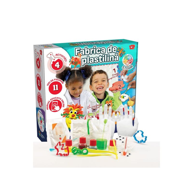 Jucarii, Copii si Bebe - Jucarii si jocuri - Jucarii & jocuri educative - Jocuri si jucarii educative - Set Fabrica de Plastilina cu Animale - Infinity.ro