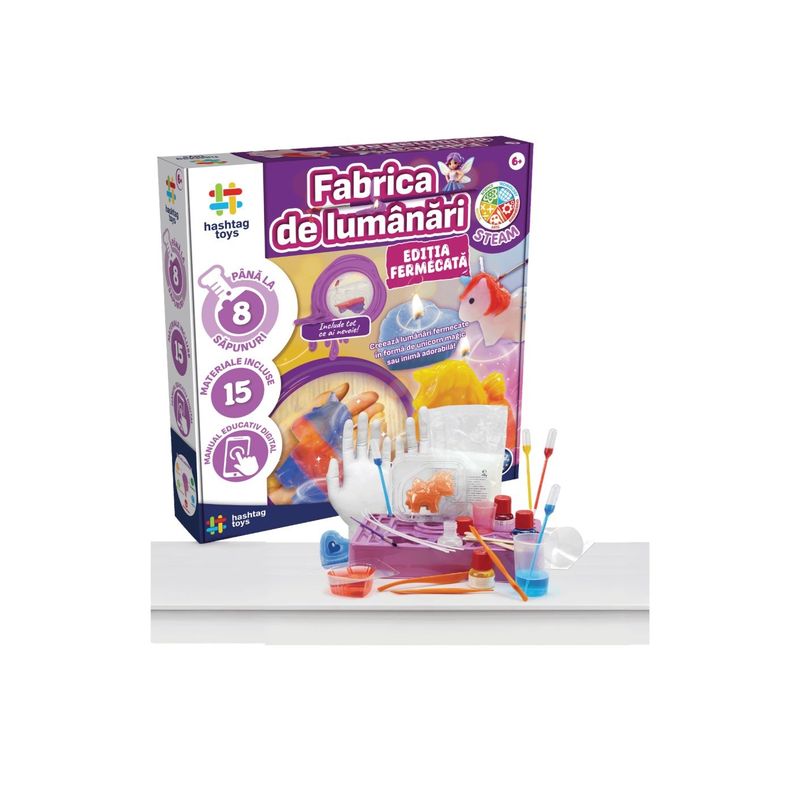 Jucarii, Copii si Bebe - Jucarii si jocuri - Jucarii & jocuri educative - Jocuri si jucarii educative - Set Fabrica de Lumanari - Infinity.ro