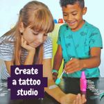 Jucarii, Copii si Bebe - Jucarii si jocuri - Jucarii & jocuri educative - Jocuri si jucarii educative - Set Fabrica de Tatuaje - Infinity.ro