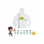 Fashion, accesorii si bijuterii - Femei - Imbracaminte femei - Hanorace femei - Hanorac Femei Kendama Toata Ziua All Day Gaming, alb, marime 2XL - Infinity.ro