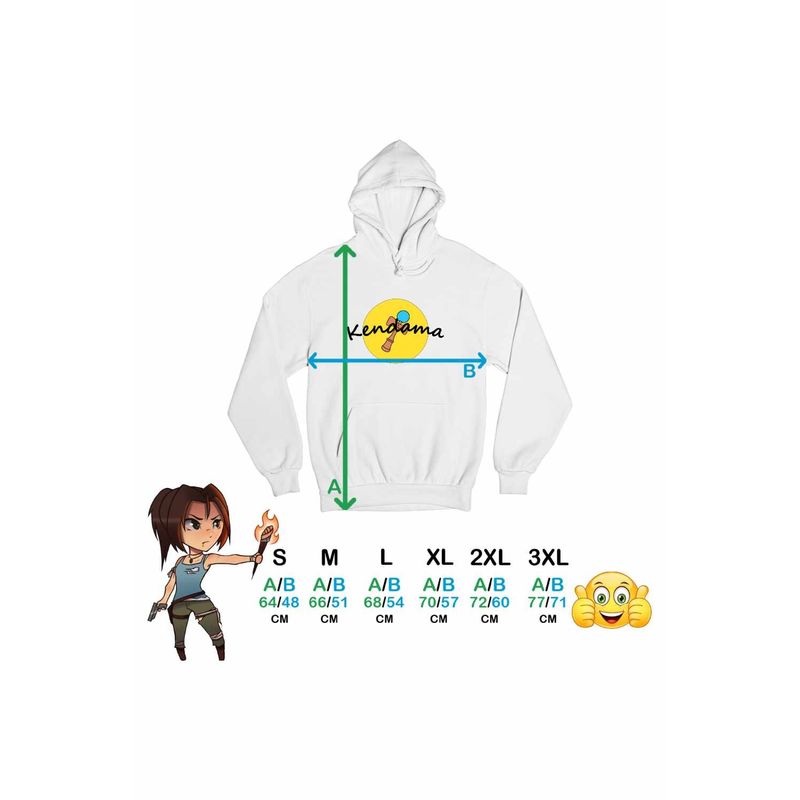 Fashion, accesorii si bijuterii - Femei - Imbracaminte femei - Hanorace femei - Hanorac Femei Kendama Toata Ziua All Day Gaming, alb, marime 2XL - Infinity.ro