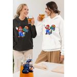 Fashion, accesorii si bijuterii - Femei - Imbracaminte femei - Hanorace femei - Hanorac Femei Kendama Super Mario Bros Galaxy, alb, marime 2XL - Infinity.ro