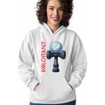 Fashion, accesorii si bijuterii - Femei - Imbracaminte femei - Hanorace femei - Hanorac Femei Kendama Valorant Gamer Rank Agent, alb, marime 2XL - Infinity.ro