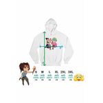 Fashion, accesorii si bijuterii - Femei - Imbracaminte femei - Hanorace femei - Hanorac Femei Kendame Huntrix Zoey Baby Saja Boys Kpop, alb, marime 2XL - Infinity.ro
