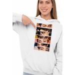 Fashion, accesorii si bijuterii - Femei - Imbracaminte femei - Hanorace femei - Hanorac Femei Kpop BTS Eyes Bangtan, alb, marime 2XL - Infinity.ro