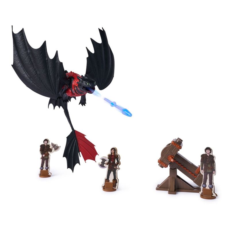 Jucarii, Copii si Bebe - Jucarii si jocuri - Jucarii & jocuri educative - Jucarii interactive - Cum Sa Iti Dresezi Dragonul Incercarea Flacarii Set de Joaca Batalii Arzatoare Tunul Aprins Dragonul Toothless - Infinity.ro