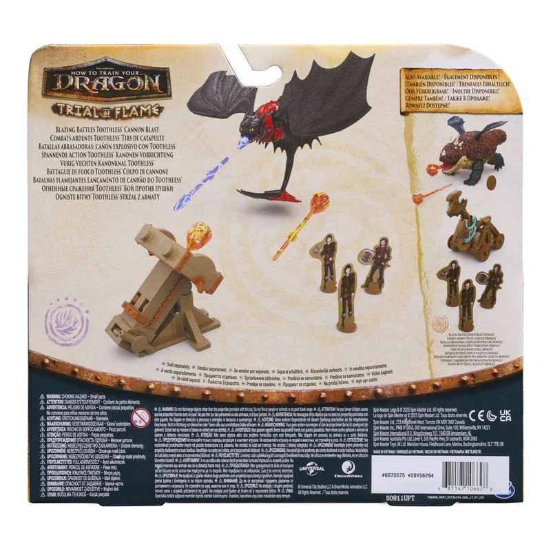 Jucarii, Copii si Bebe - Jucarii si jocuri - Jucarii & jocuri educative - Jucarii interactive - Cum Sa Iti Dresezi Dragonul Incercarea Flacarii Set de Joaca Batalii Arzatoare Tunul Aprins Dragonul Toothless - Infinity.ro