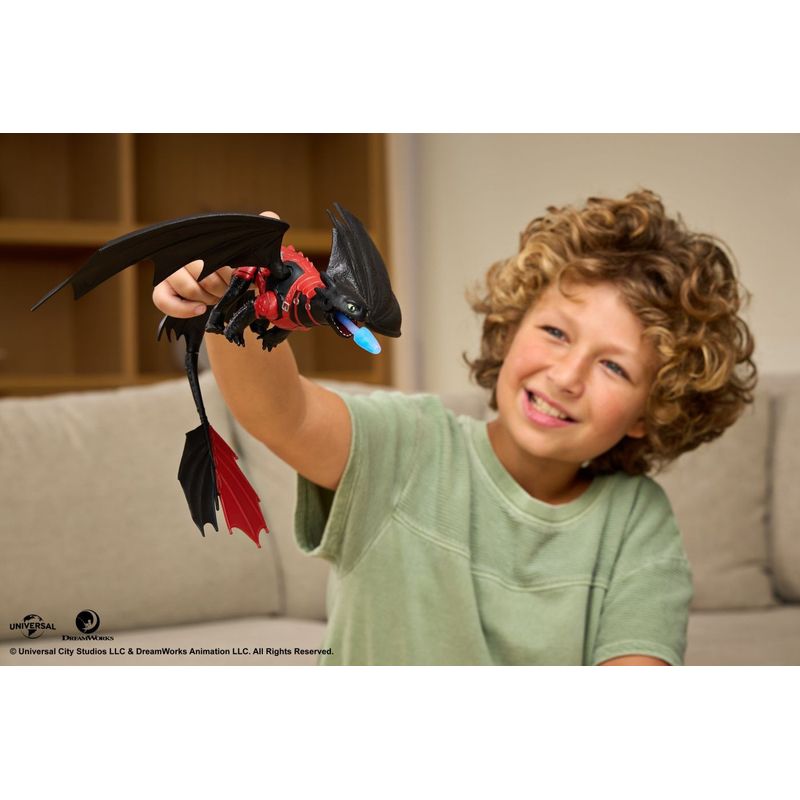 Jucarii, Copii si Bebe - Jucarii si jocuri - Jucarii & jocuri educative - Jucarii interactive - Cum Sa Iti Dresezi Dragonul Incercarea Flacarii Set de Joaca Batalii Arzatoare Tunul Aprins Dragonul Toothless - Infinity.ro
