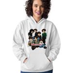 Fashion, accesorii si bijuterii - Femei - Imbracaminte femei - Hanorace femei - Hanorac Femei Kpop Enhypen Cartoon Merch, alb, marime 2XL - Infinity.ro