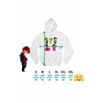 Fashion, accesorii si bijuterii - Femei - Imbracaminte femei - Hanorace femei - Hanorac Femei Kpop Shinee K-Pop Huntrix, alb, marime 2XL - Infinity.ro