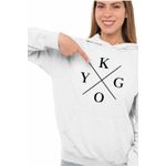 Fashion, accesorii si bijuterii - Femei - Imbracaminte femei - Hanorace femei - Hanorac Femei Kygo, alb, marime 2XL - Infinity.ro