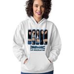 Fashion, accesorii si bijuterii - Femei - Imbracaminte femei - Hanorace femei - Hanorac Femei Le Sserafim Kpop Bts Party Merch, alb, marime 2XL - Infinity.ro