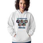 Fashion, accesorii si bijuterii - Femei - Imbracaminte femei - Hanorace femei - Hanorac Femei Le Sserafim Kpop Merch Sakura Serafim, alb, marime 2XL - Infinity.ro