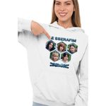Fashion, accesorii si bijuterii - Femei - Imbracaminte femei - Hanorace femei - Hanorac Femei Le Sserafim Kpop Merch Sakura Serafim, alb, marime 2XL - Infinity.ro
