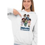 Fashion, accesorii si bijuterii - Femei - Imbracaminte femei - Hanorace femei - Hanorac Femei Le Sserafim Kpop Serafim Merch, alb, marime 2XL - Infinity.ro