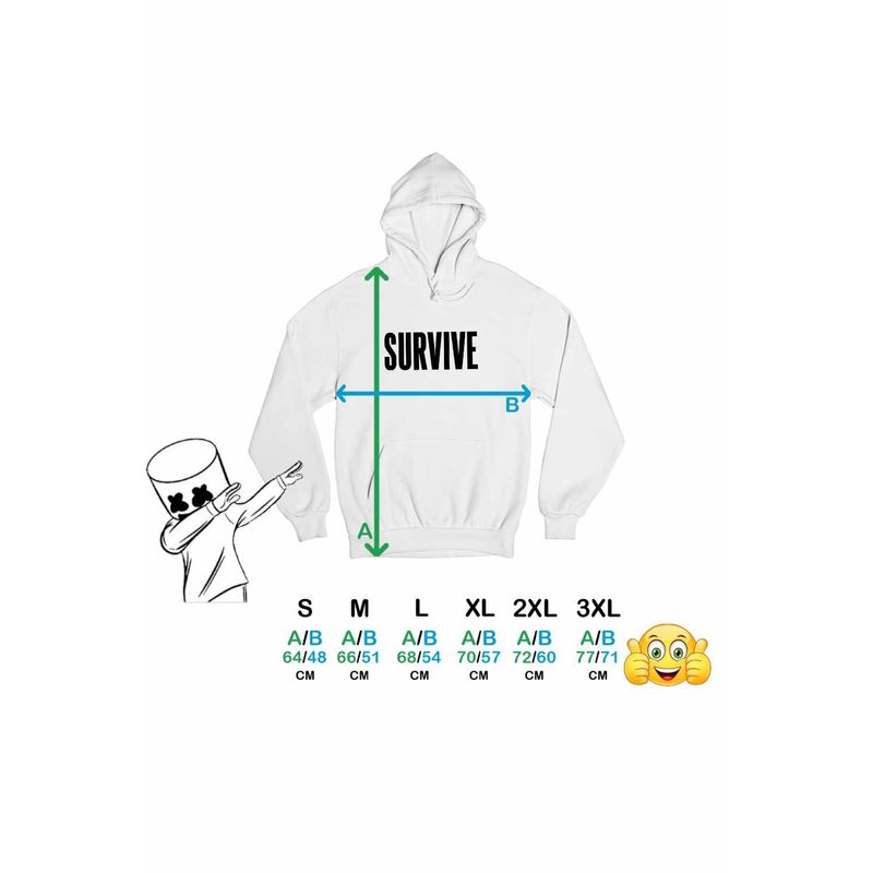 Fashion, accesorii si bijuterii - Femei - Imbracaminte femei - Hanorace femei - Hanorac Femei Lewis Capaldi Survive, alb, marime 2XL - Infinity.ro