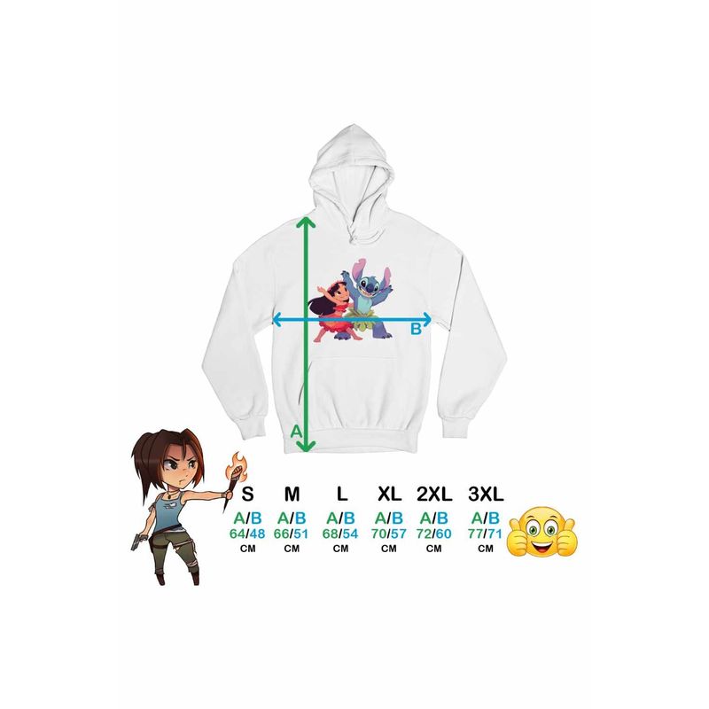 Fashion, accesorii si bijuterii - Femei - Imbracaminte femei - Hanorace femei - Hanorac Femei Lilo Stitch Dans Hawaii, alb, marime 2XL - Infinity.ro