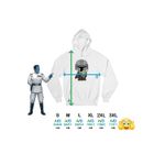 Fashion, accesorii si bijuterii - Femei - Imbracaminte femei - Hanorace femei - Hanorac Femei Mandalorian Grogu Baby Yoda Star Wars, alb, marime 2XL - Infinity.ro