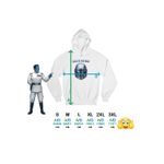Fashion, accesorii si bijuterii - Femei - Imbracaminte femei - Hanorace femei - Hanorac Femei Mandalorian Star Wars, alb, marime 2XL - Infinity.ro