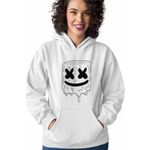 Fashion, accesorii si bijuterii - Femei - Imbracaminte femei - Hanorace femei - Hanorac Femei Marshmello Melting, alb, marime 2XL - Infinity.ro