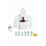 Fashion, accesorii si bijuterii - Femei - Imbracaminte femei - Hanorace femei - Hanorac Femei Marshmello Horror Fnaf Halloween, alb, marime 2XL - Infinity.ro