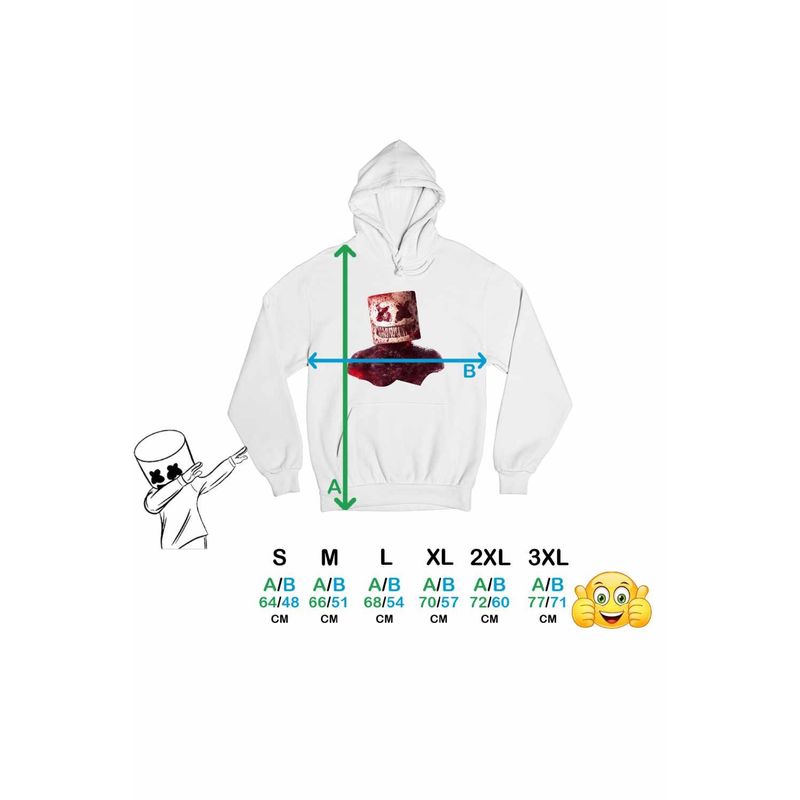 Fashion, accesorii si bijuterii - Femei - Imbracaminte femei - Hanorace femei - Hanorac Femei Marshmello Horror Fnaf Halloween, alb, marime 2XL - Infinity.ro