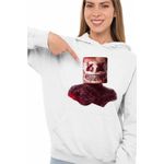 Fashion, accesorii si bijuterii - Femei - Imbracaminte femei - Hanorace femei - Hanorac Femei Marshmello Horror Fnaf Halloween, alb, marime 2XL - Infinity.ro