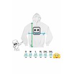 Fashion, accesorii si bijuterii - Femei - Imbracaminte femei - Hanorace femei - Hanorac Femei Marshmello Pixel Art Minecraft, alb, marime 2XL - Infinity.ro