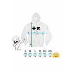 Fashion, accesorii si bijuterii - Femei - Imbracaminte femei - Hanorace femei - Hanorac Femei Martin Garrix Plus Symbol, alb, marime 2XL - Infinity.ro