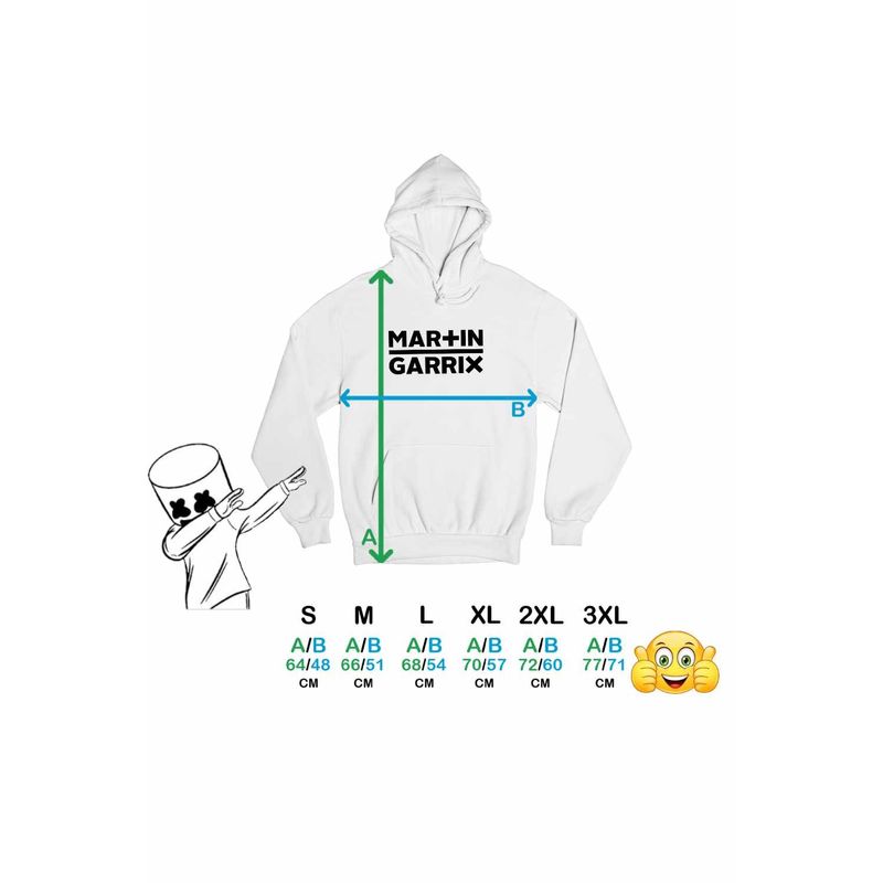 Fashion, accesorii si bijuterii - Femei - Imbracaminte femei - Hanorace femei - Hanorac Femei Martin Garrix, alb, marime 2XL - Infinity.ro