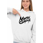 Fashion, accesorii si bijuterii - Femei - Imbracaminte femei - Hanorace femei - Hanorac Femei Martin Garrix Signature, alb, marime 2XL - Infinity.ro