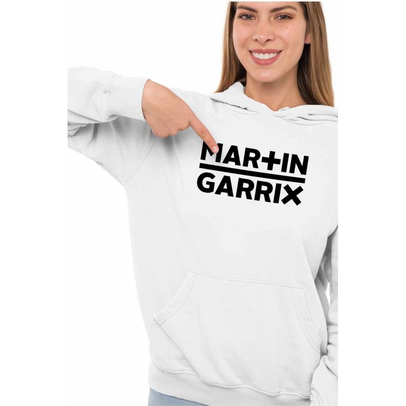Fashion, accesorii si bijuterii - Femei - Imbracaminte femei - Hanorace femei - Hanorac Femei Martin Garrix, alb, marime 2XL - Infinity.ro