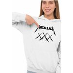 Fashion, accesorii si bijuterii - Femei - Imbracaminte femei - Hanorace femei - Hanorac Femei Metallica Merch Nothing Else Matters, alb, marime 2XL - Infinity.ro