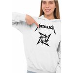 Fashion, accesorii si bijuterii - Femei - Imbracaminte femei - Hanorace femei - Hanorac Femei Metallica Merch Seek Destroy, alb, marime 2XL - Infinity.ro